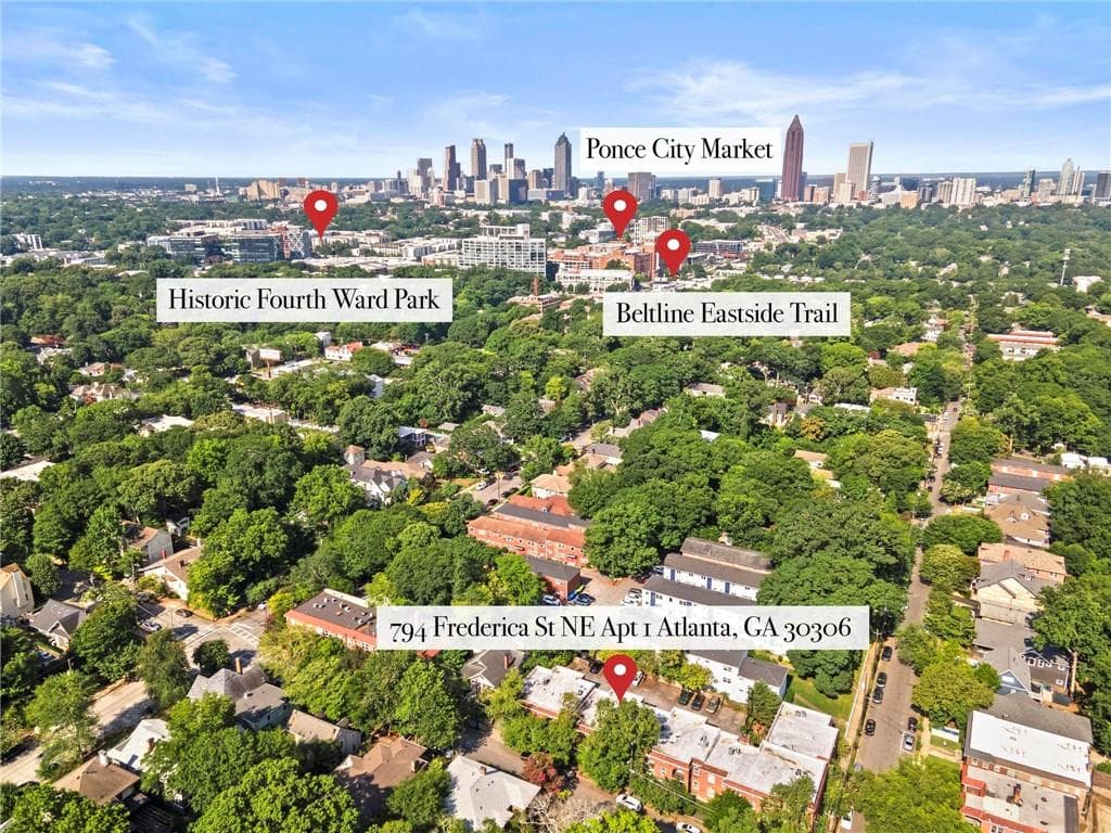 1 bedroom, 1 bathroom, 608 sq ft condominium for sale at 794 Frederica Street 1, Atlanta, GA 30306 — photo 4