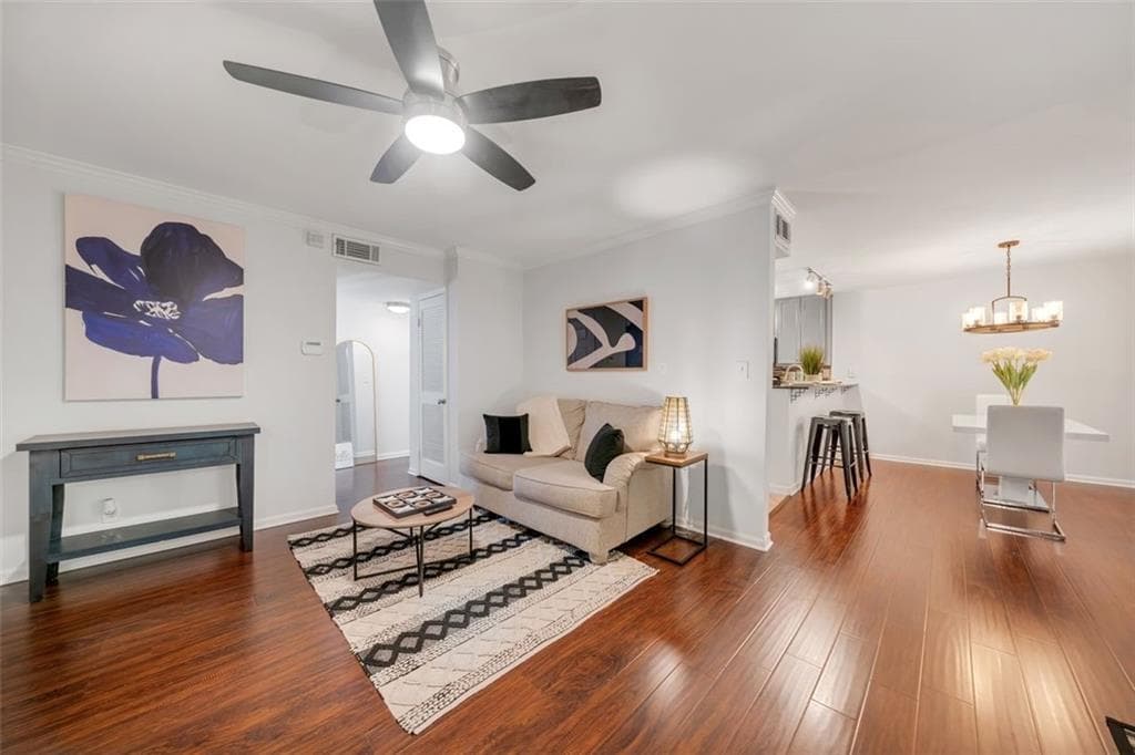 2 bedroom, 2 bathroom, 1,060 sq ft condominium for rent at 1445 Monroe Drive F15, Atlanta, GA 30324 for $2,600 a month — photo 2