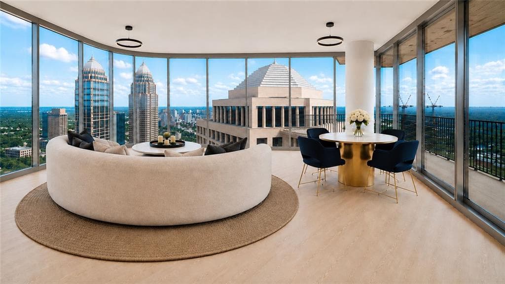2 bedroom, 3 bathroom, 1,505 sq ft condominium for rent at 1080 Peachtree Street 3403, Atlanta, GA 30309 for $5,200 a month — photo 3