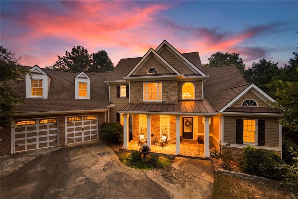 6 bedroom, 4 bathroom, 4,780 sq ft single family residence for sale at 8805 Saddle Trail, Ball Ground, GA 30107 — photo 1 of 30