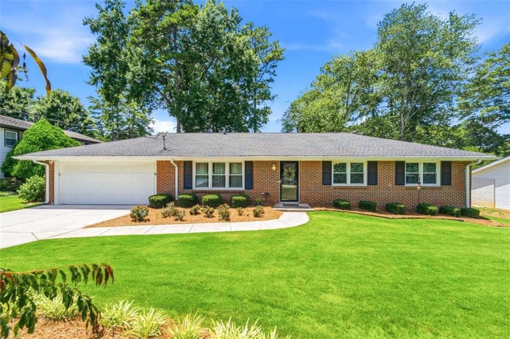 3 bedroom, 2 bathroom, 1,669 sq ft single family residence sold at 734 Huntington Place, Marietta, GA 30067