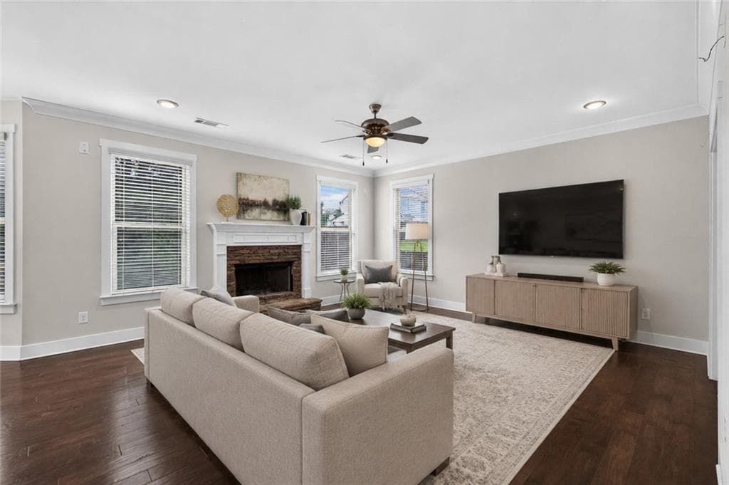 5 bedroom, 4 bathroom, 3,151 sq ft single family residence for sale at 3950 Estates Path, Cumming, GA 30040 — photo 3