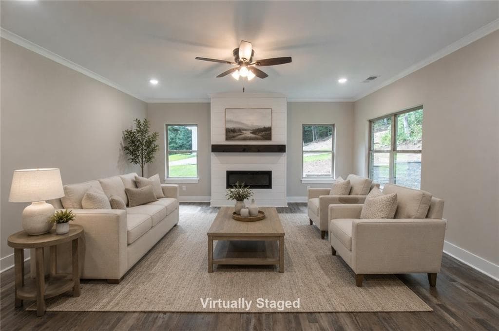 4 bedroom, 3 bathroom, 2,028 sq ft single family residence under contract at 1367 Old Shoal Creek Trail, Canton, GA 30114 — photo 10