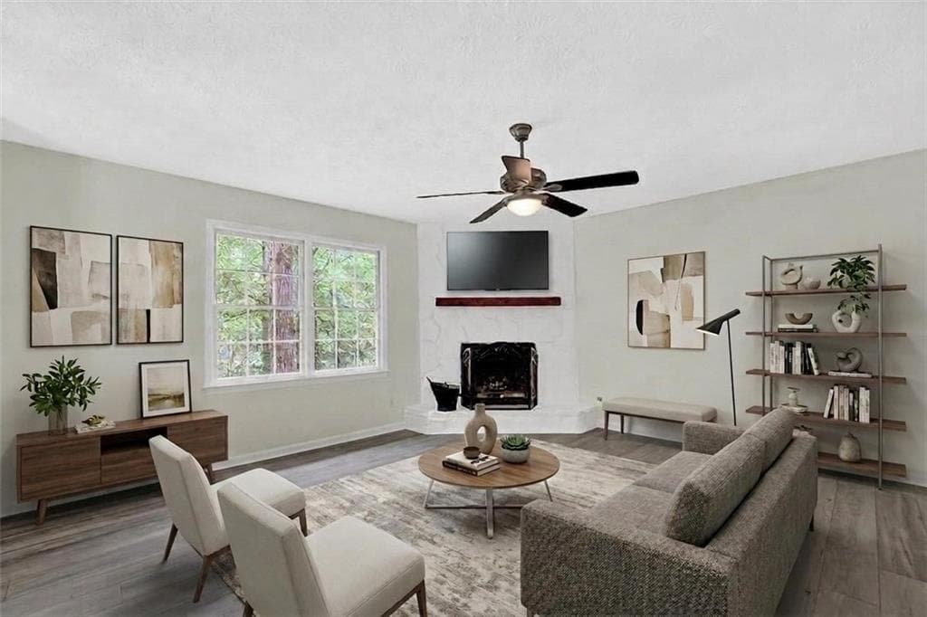 4 bedroom, 2 bathroom, 1,850 sq ft single family residence for sale at 131 Little Brook Drive, Woodstock, GA 30188 — photo 5