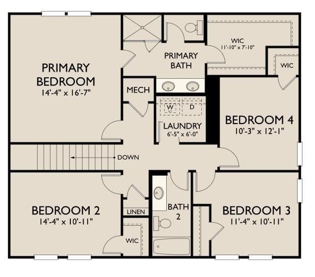 4 bedroom, 3 bathroom, 2,395 sq ft single family residence under contract at 717 Mistwood Way, Cartersville, GA 30120 — photo 3