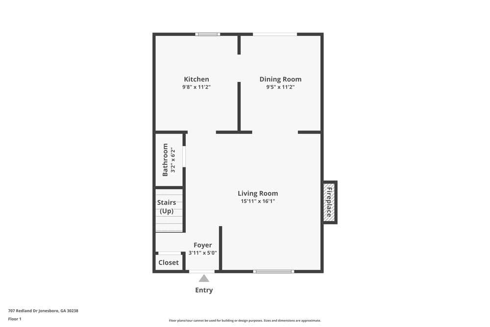 2 bedroom, 3 bathroom, 1,160 sq ft townhouse for sale at 687 Redland Drive 687, Riverdale, GA 30238 — photo 2