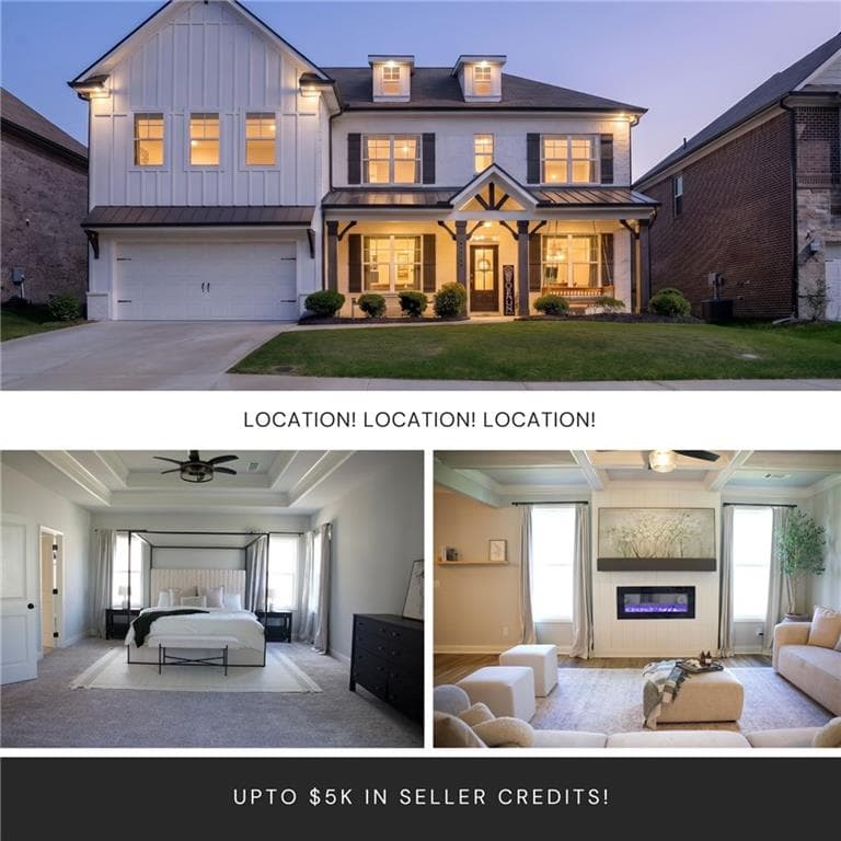 5 bedroom, 4 bathroom, 3,725 sq ft single family residence for sale at 3666 Andover Way, Buford, GA 30519
