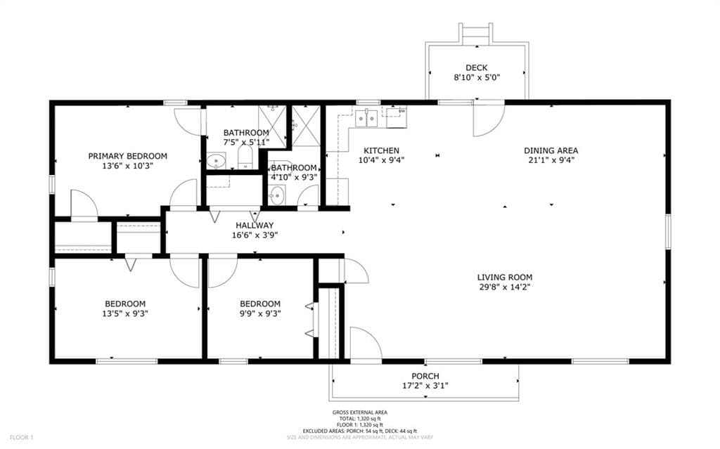3 bedroom, 2 bathroom, 1,450 sq ft single family residence for sale at 8535 Hiram Acworth Highway, Dallas, GA 30157 — photo 5