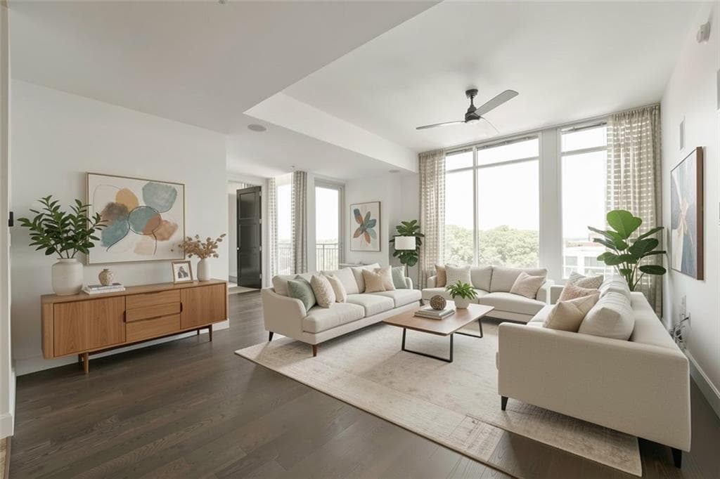 2 bedroom, 3 bathroom, 1,189 sq ft condominium for sale at 1820 Peachtree Street 811, Atlanta, GA 30309 — photo 2