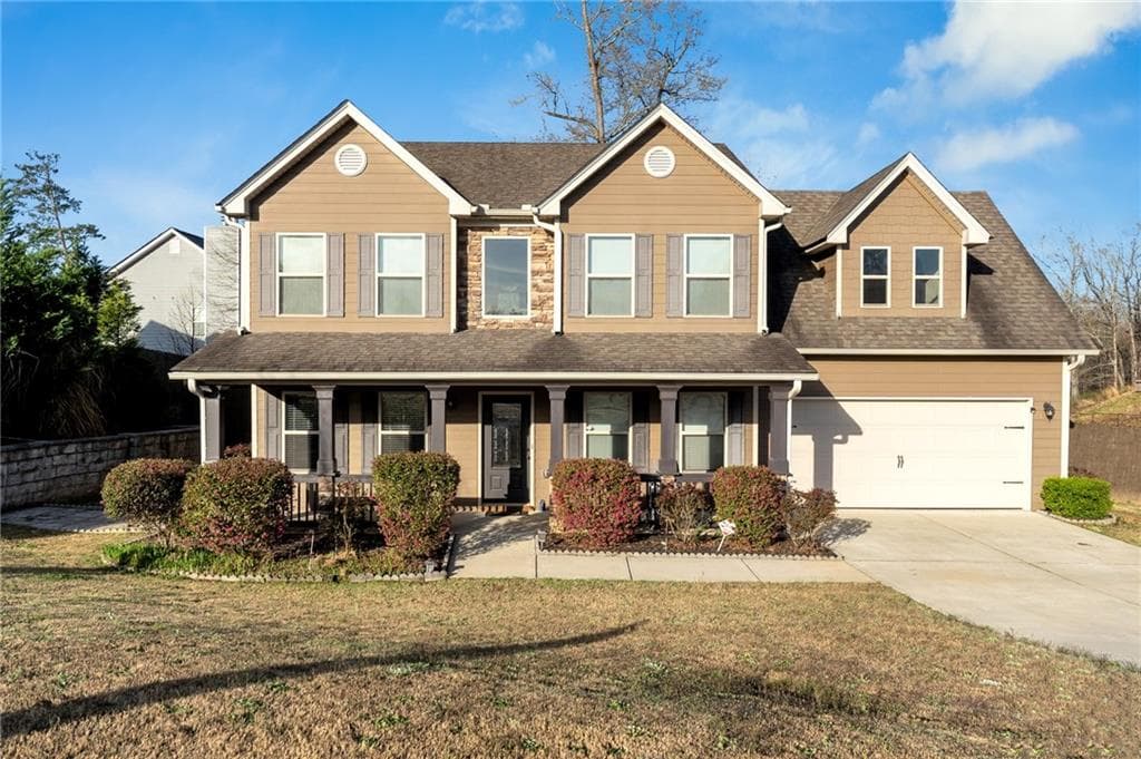 4 bedroom, 3 bathroom, 2,322 sq ft single family residence for sale at 1615 Newport Drive, Bethlehem, GA 30620