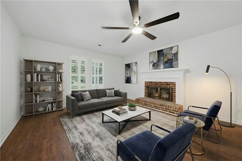 4 bedroom, 3 bathroom, 2,168 sq ft single family residence for sale at 175 Old Mill, Fayetteville, GA 30214 — photo 9