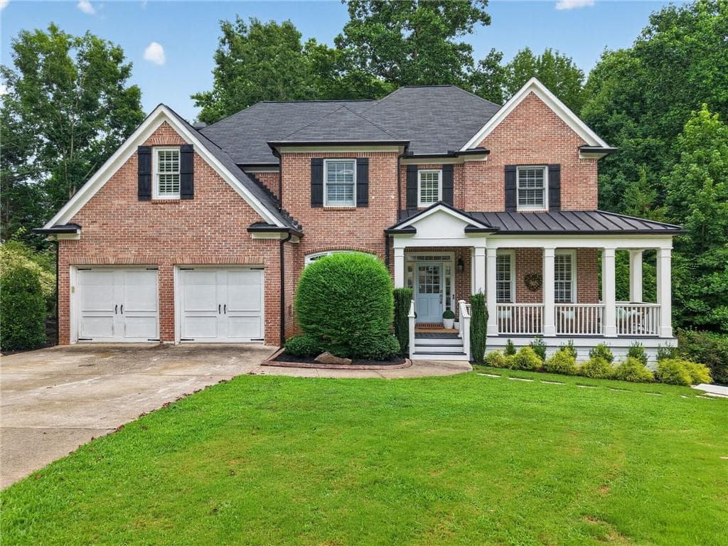 5 bedroom, 4 bathroom, 4,156 sq ft single family residence for sale at 6425 Stream Side Court, Cumming, GA 30041 — photo 1 of 81