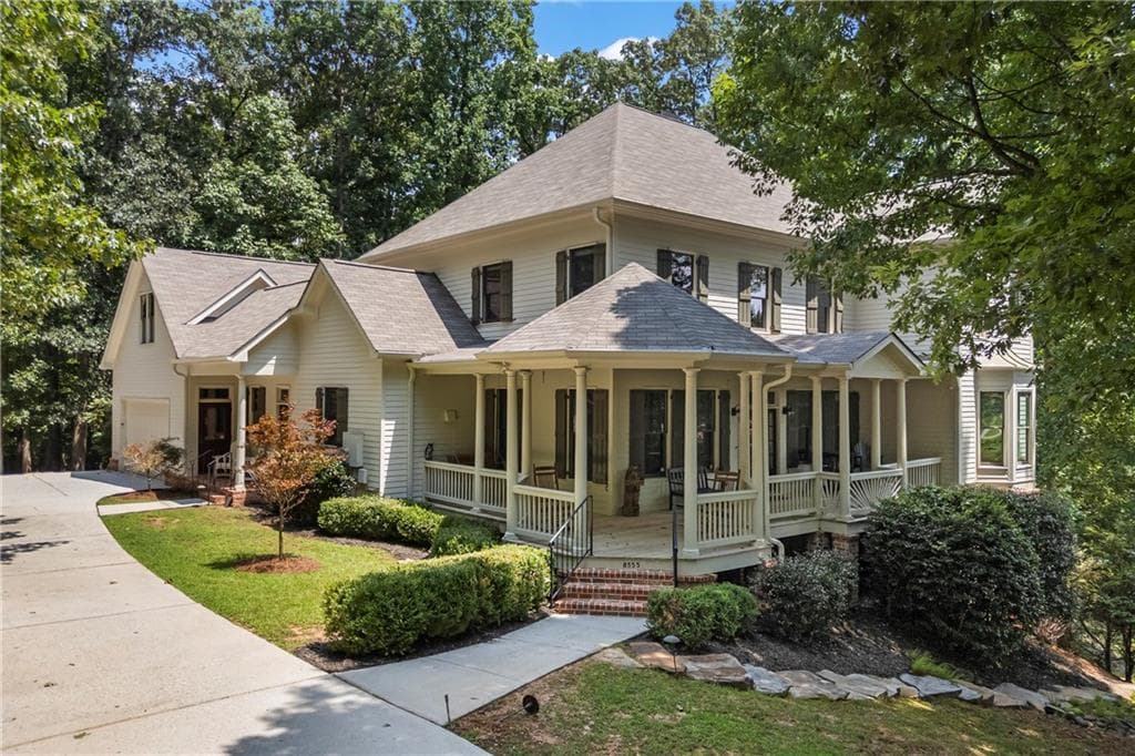 4 bedroom, 5 bathroom, 6,048 sq ft single family residence for sale at 8555 Berringer Point Drive, Gainesville, GA 30506