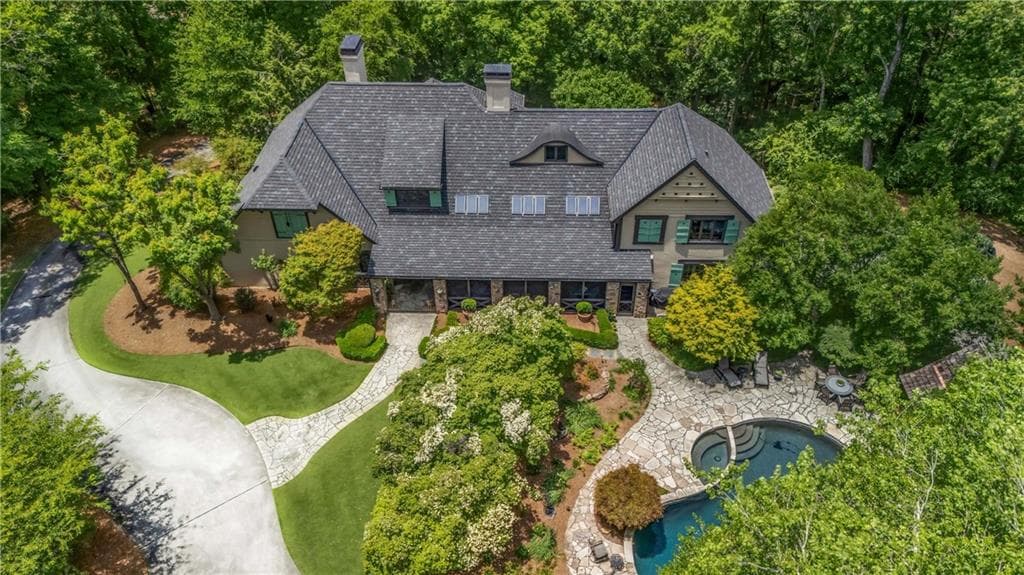 5 bedroom, 6 bathroom, 5,688 sq ft single family residence under contract at 2401 Spalding Drive, Sandy Springs, GA 30350