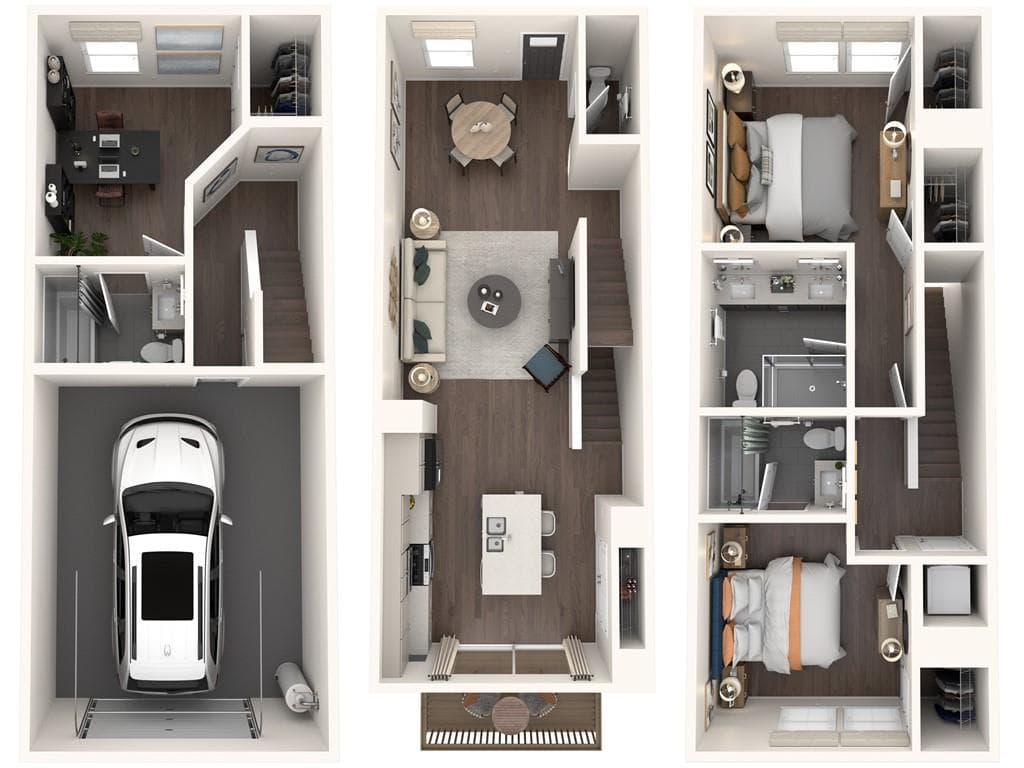 3 bedroom, 4 bathroom, 1,393 sq ft townhouse for sale at 1481 Johnson Road 52, Atlanta, GA 30318 — photo 6