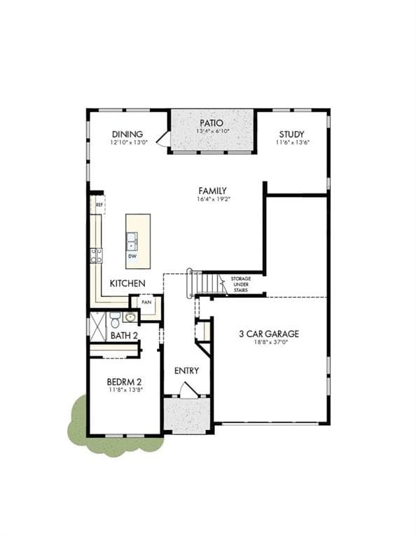 4 bedroom, 4 bathroom, 3,070 sq ft single family residence for sale at 335 Beebalm Street, Woodstock, GA 30188 — photo 2