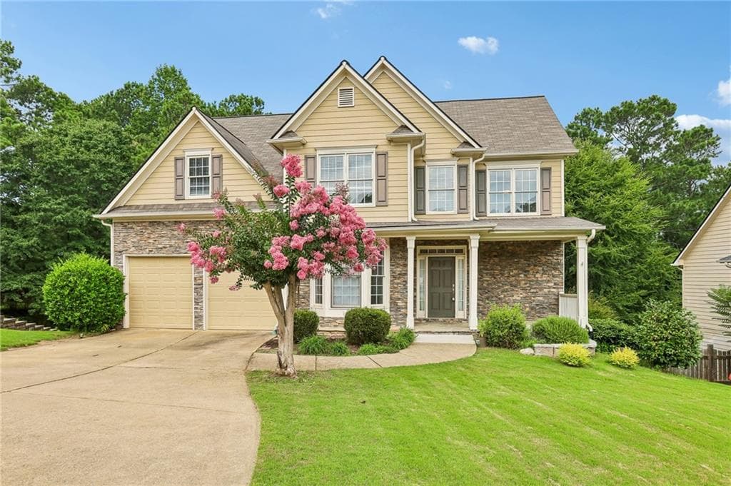 5 bedroom, 4 bathroom, 3,370 sq ft single family residence for sale at 7 Adelaide Crossing, Acworth, GA 30101 — photo 1 of 82