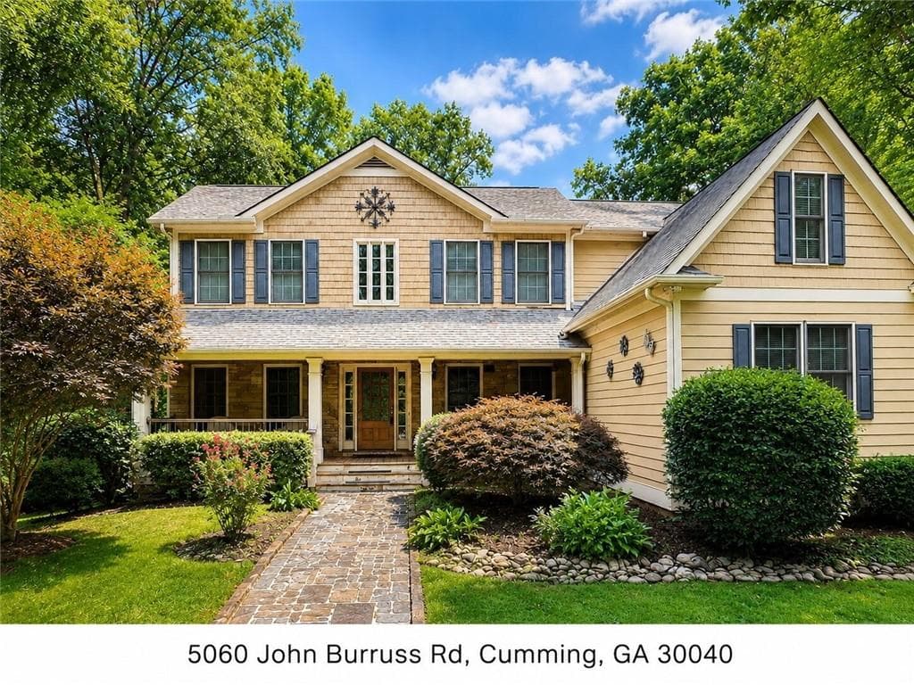 7 bedroom, 6 bathroom, 5,616 sq ft single family residence for rent at 5060 John Burruss Road, Cumming, GA 30040 for $4,800 a month — photo 1 of 52