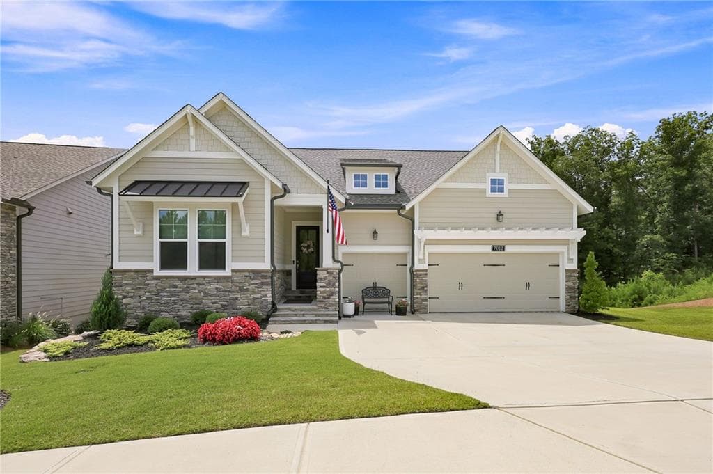 3 bedroom, 2 bathroom, 2,416 sq ft single family residence for sale at 7012 Cottage Grove Drive, Flowery Branch, GA 30542