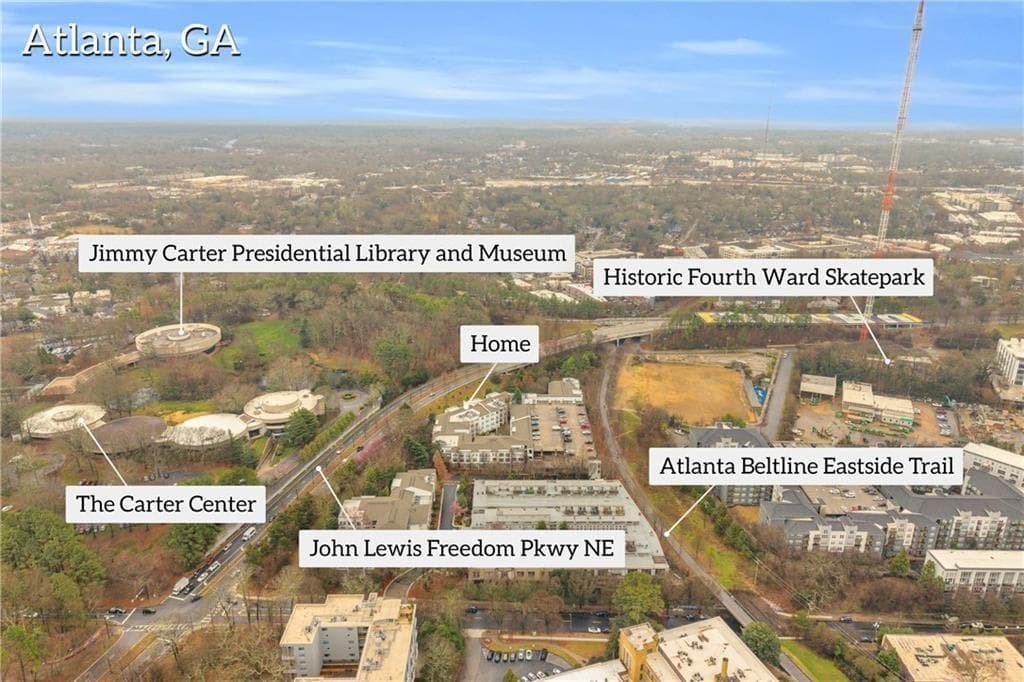 1 bedroom, 1 bathroom, 646 sq ft condominium for sale at 821 Ralph Mcgill Boulevard 3217, Atlanta, GA 30306 — photo 1 of 31