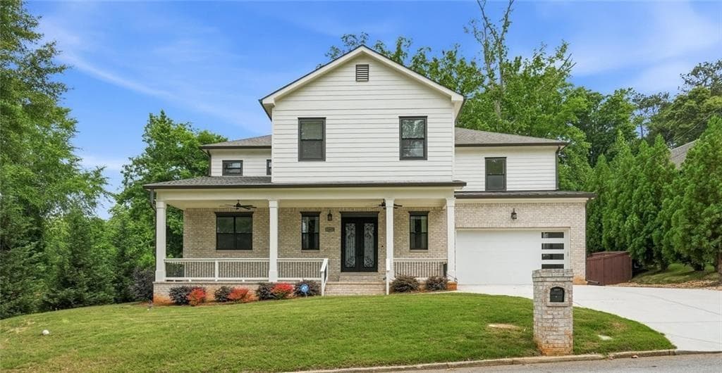 6 bedroom, 7 bathroom, 4,443 sq ft single family residence sold at 2415 Rugby Avenue, Atlanta, GA 30337