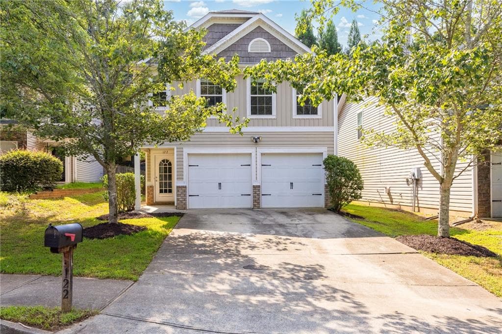 4 bedroom, 3 bathroom, 2,320 sq ft single family residence for sale at 122 Hidden Creek, Canton, GA 30114 — photo 1 of 38