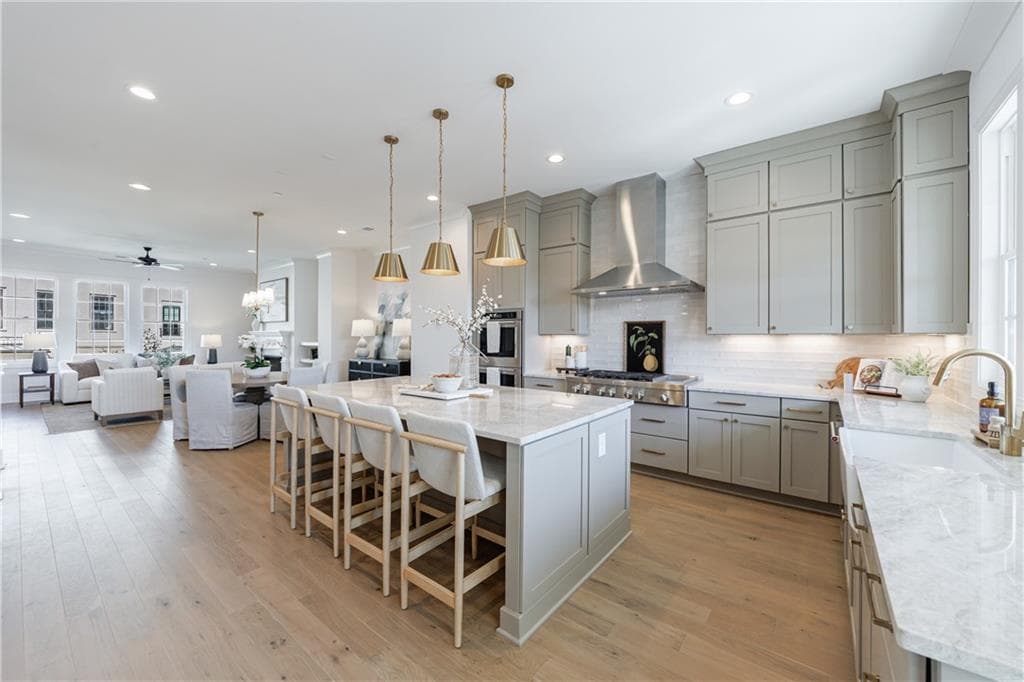 3 bedroom, 5 bathroom, 2,729 sq ft townhouse for sale at 400 Mayfair Court, Alpharetta, GA 30009