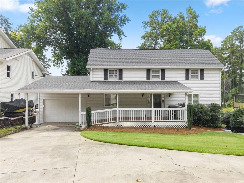 4 bedroom, 4 bathroom, 3,197 sq ft single family residence for sale at 3430 Lake Shore Drive, Cumming, GA 30041