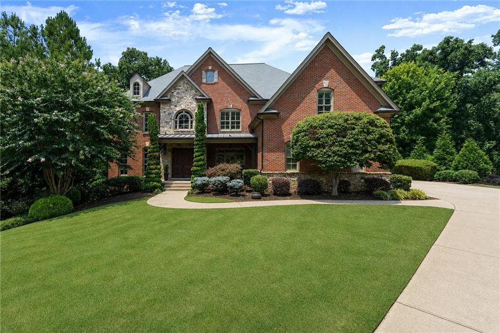 6 bedroom, 8 bathroom, 7,471 sq ft single family residence for sale at 485 Arcaro Drive, Milton, GA 30004