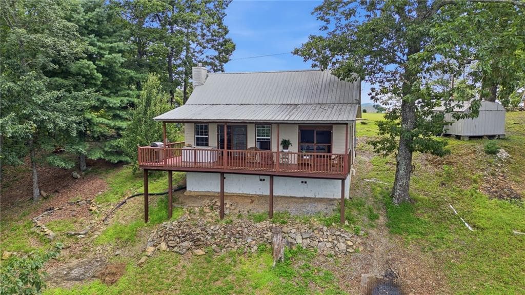 2 bedroom, 1 bathroom, 1,050 sq ft single family residence for sale at 539 Dowel Circle, Ellijay, GA 30540 — photo 1 of 49