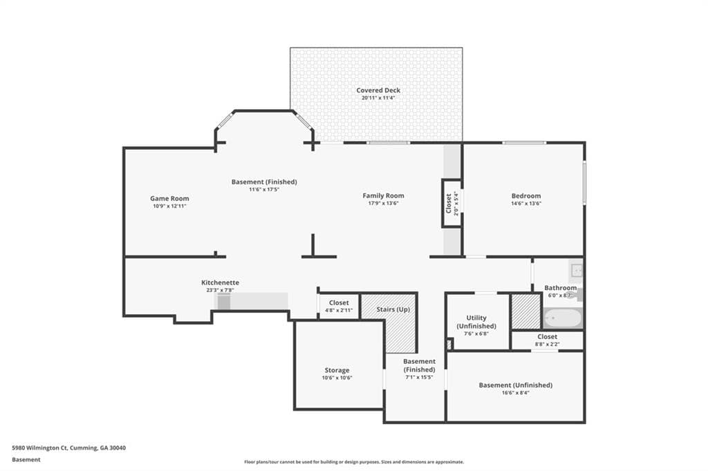 6 bedroom, 5 bathroom, 4,854 sq ft single family residence for sale at 5980 Wilmington Court, Cumming, GA 30040 — photo 4
