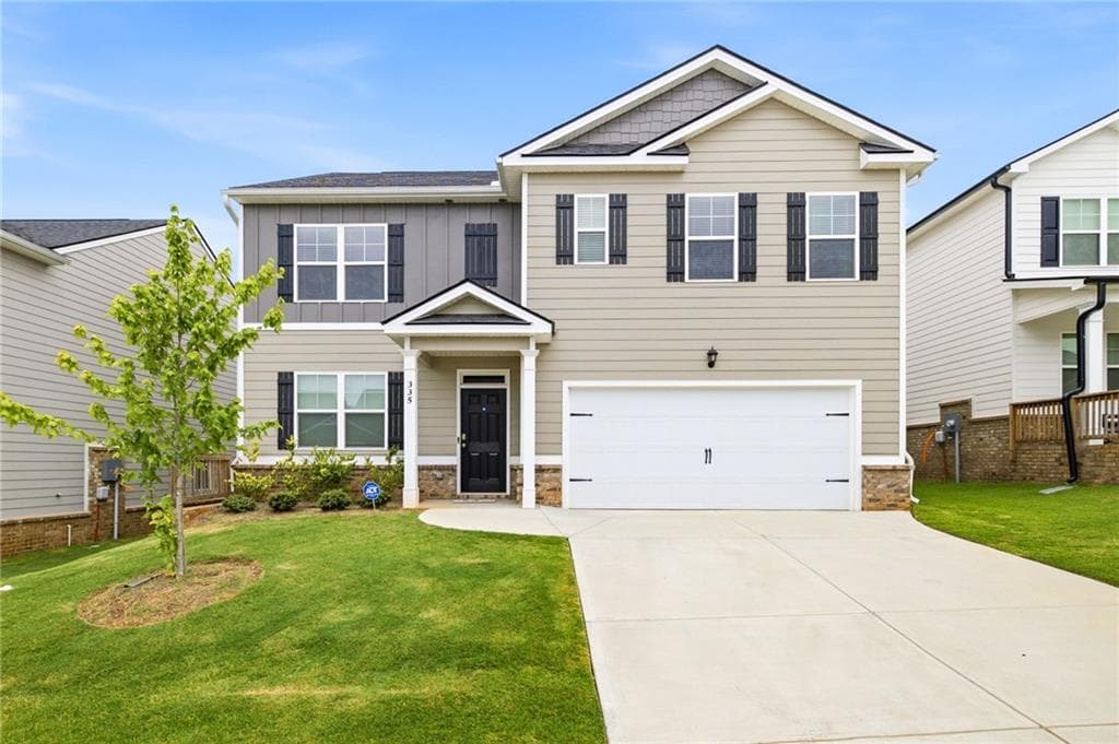 5 bedroom, 3 bathroom, 2,511 sq ft single family residence for sale at 335 Murray Lane, Hoschton, GA 30548 — photo 1 of 59