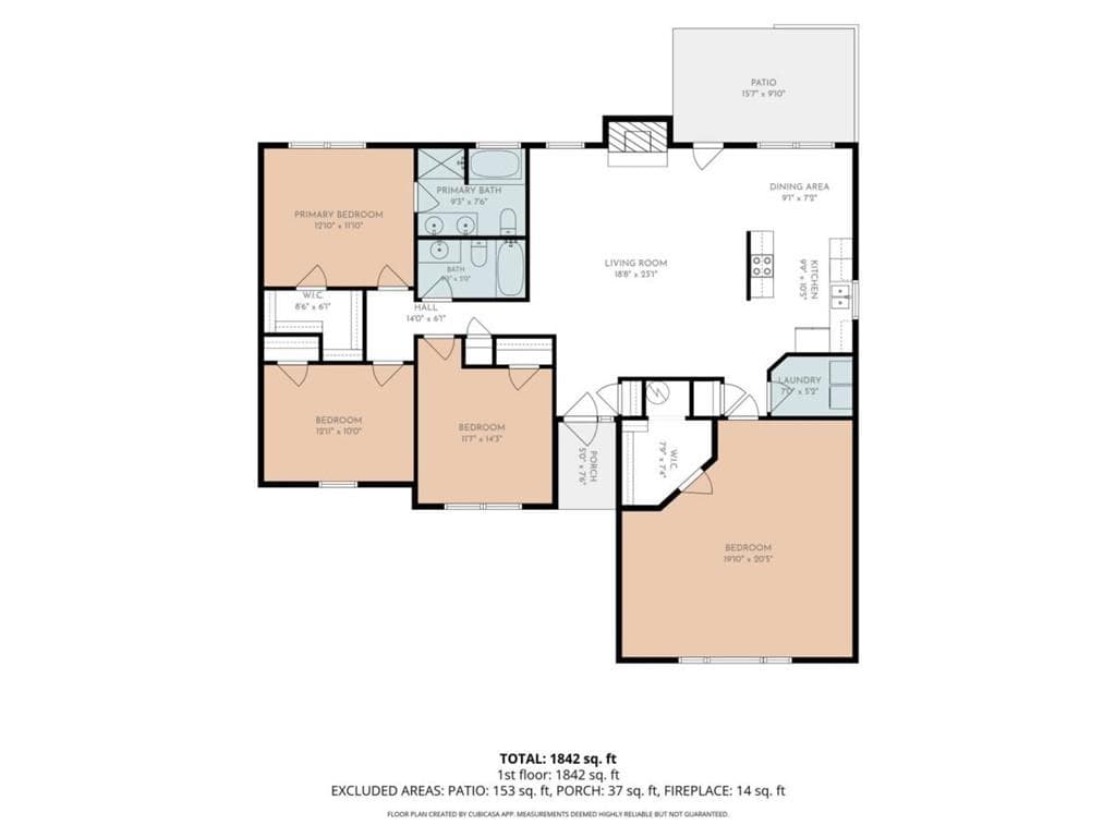 4 bedroom, 2 bathroom, 1,869 sq ft single family residence for sale at 135 Windhaven Place, Mount Airy, GA 30563 — photo 3