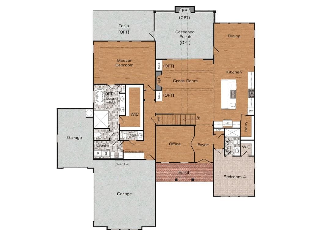 4 bedroom, 5 bathroom, 3,281 sq ft single family residence for sale at 4530 Aiden Way, Cumming, GA 30041 — photo 3