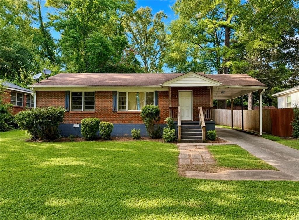 3 bedroom, 1 bathroom, 1,107 sq ft single family residence sold at 2171 Lilac Lane, Decatur, GA 30032