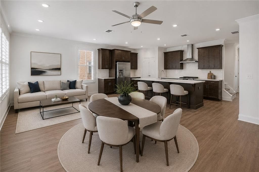 3 bedroom, 3 bathroom, 1,763 sq ft townhouse for sale at 5111 Riden Way, Buford, GA 30518 — photo 2