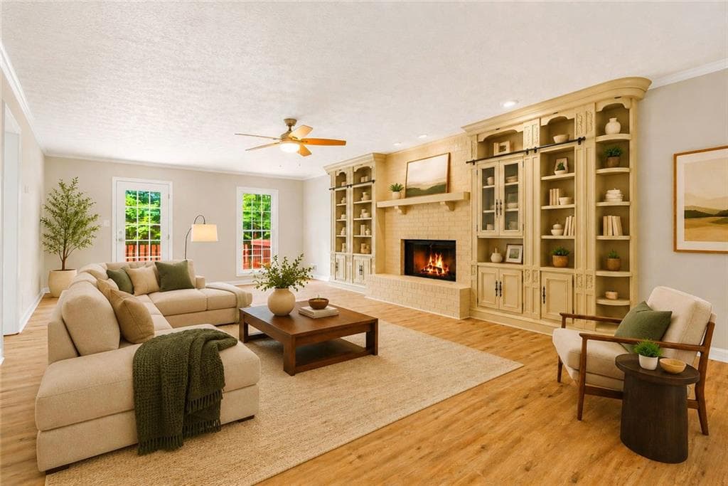 5 bedroom, 3 bathroom, 2,491 sq ft single family residence for sale at 135 Pamela Court, Fayetteville, GA 30214 — photo 2