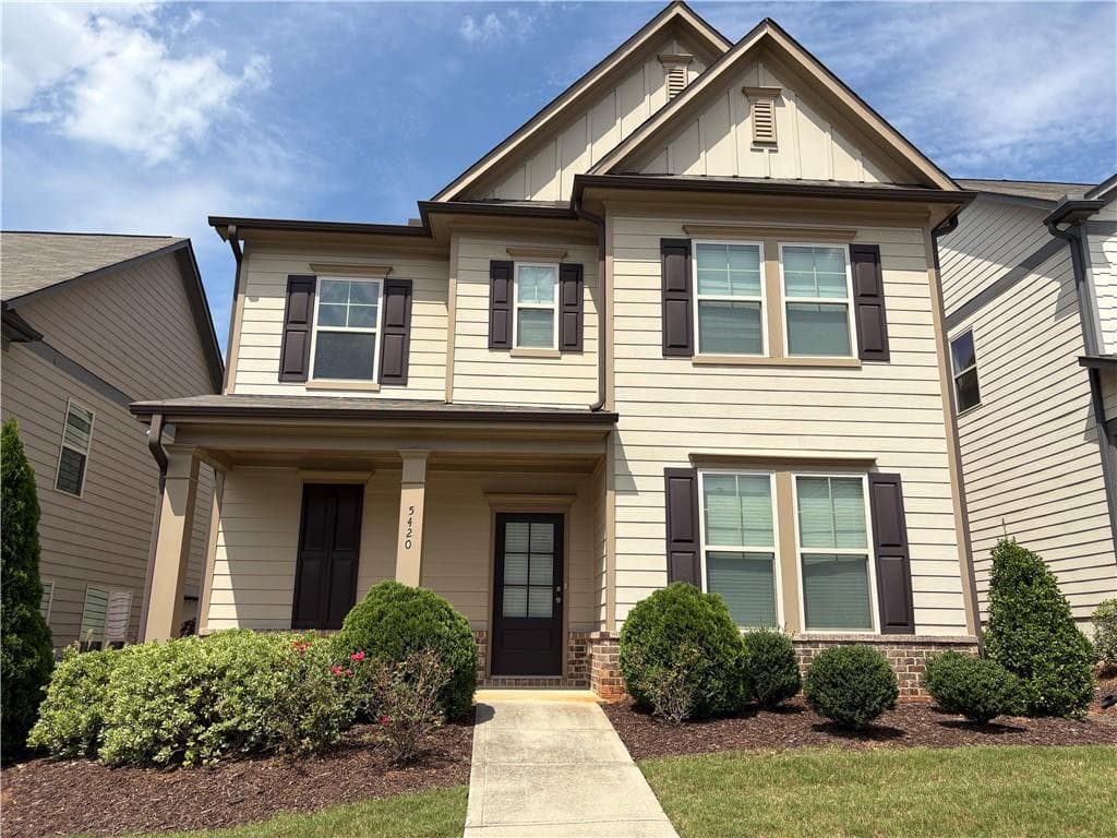 4 bedroom, 3 bathroom, 2,190 sq ft single family residence for rent at 5420 Falling Branch Court, Flowery Branch, GA 30542 for $2,200 a month — photo 1 of 28