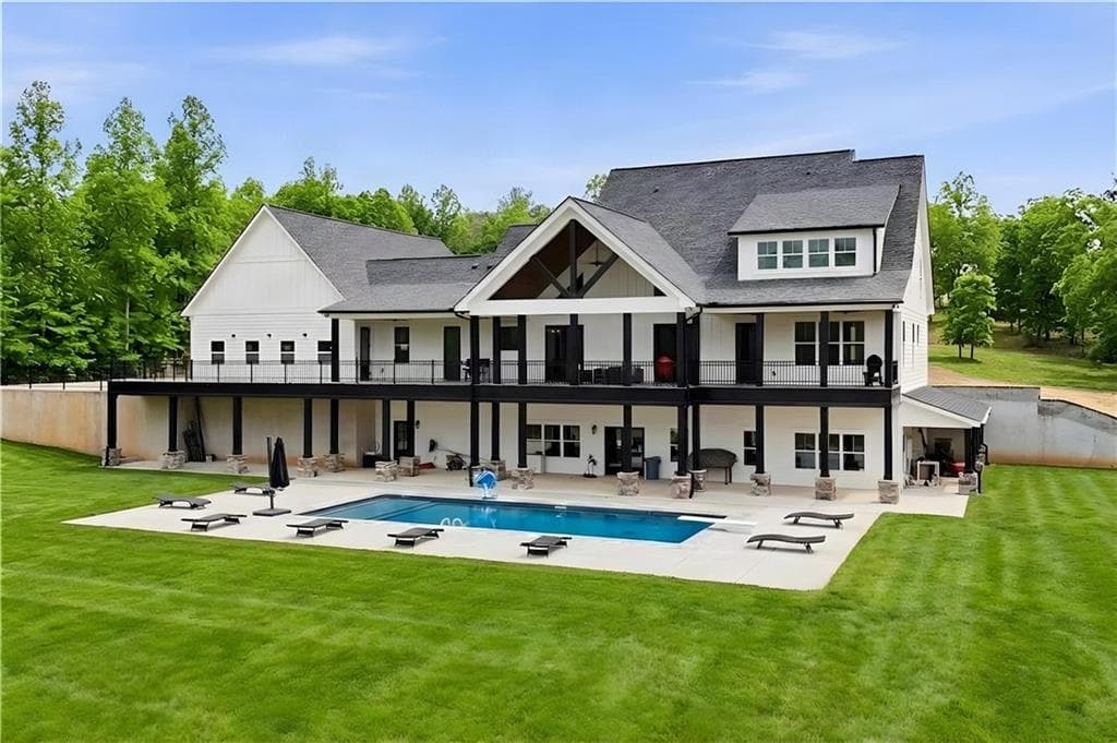 8 bedroom, 7 bathroom, 8,717 sq ft single family residence for sale at 1100 Soap Creek Road, Ball Ground, GA 30107 — photo 3