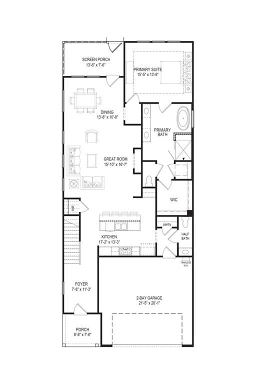 5 bedroom, 4 bathroom, 3,380 sq ft single family residence under contract at 432 Edgewater Chase, Canton, GA 30115 — photo 3