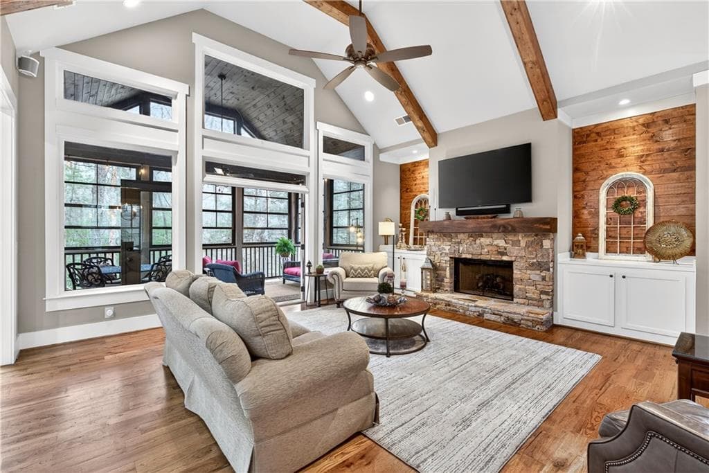 4 bedroom, 4 bathroom, 3,647 sq ft single family residence for sale at 520 Choctaw Pass, Big Canoe, GA 30143 — photo 4