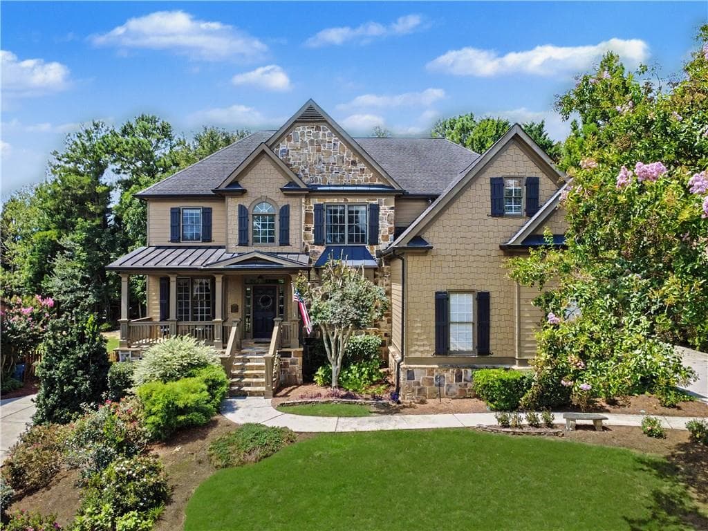 6 bedroom, 5 bathroom, 5,857 sq ft single family residence for sale at 4030 Greenside Court, Dacula, GA 30019 — photo 1 of 58