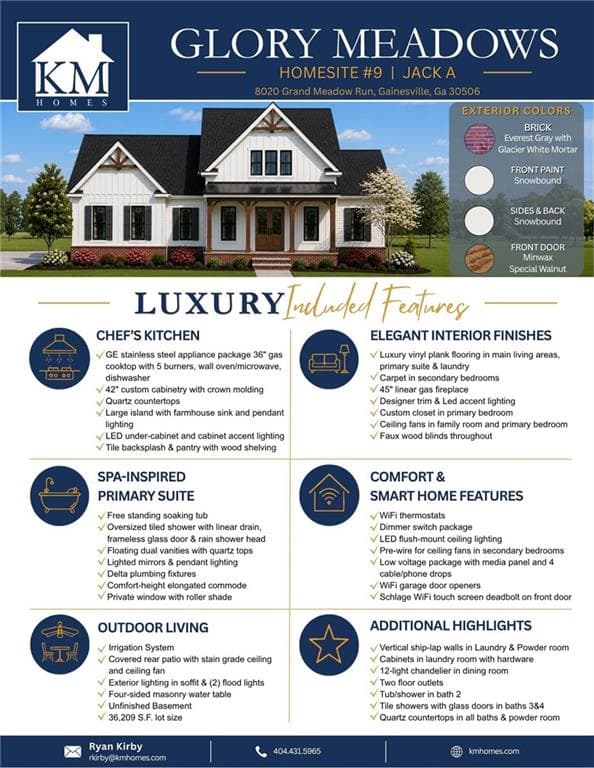 4 bedroom, 5 bathroom, 3,310 sq ft single family residence for sale at 8020 Grand Meadow Run, Gainesville, GA 30506 — photo 3