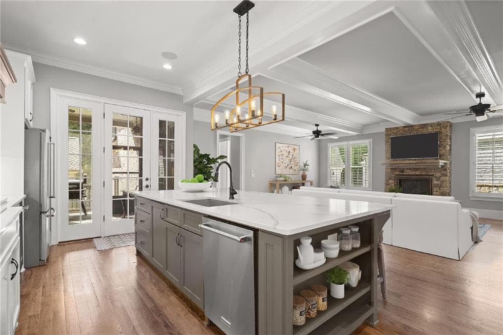 5 bedroom, 5 bathroom, 4,313 sq ft single family residence for sale at 4218 River District Drive, Duluth, GA 30096 — photo 5