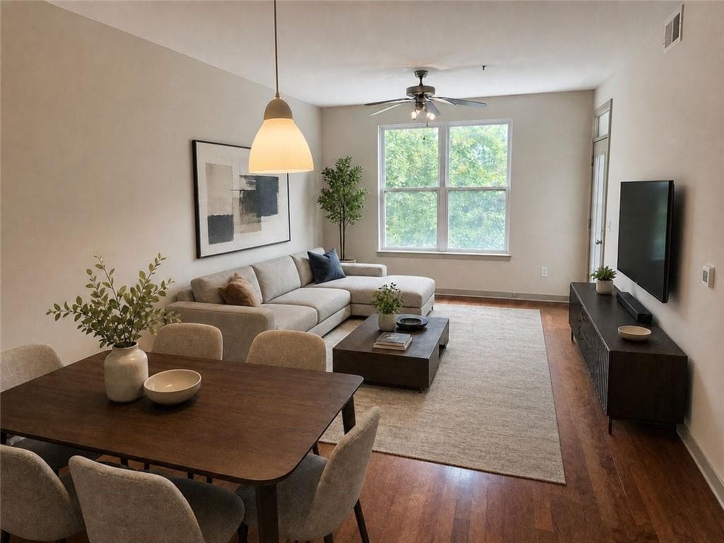 1 bedroom, 1 bathroom, 770 sq ft condominium for rent at 390 17th Street 3064, Atlanta, GA 30363 for $1,595 a month — photo 2