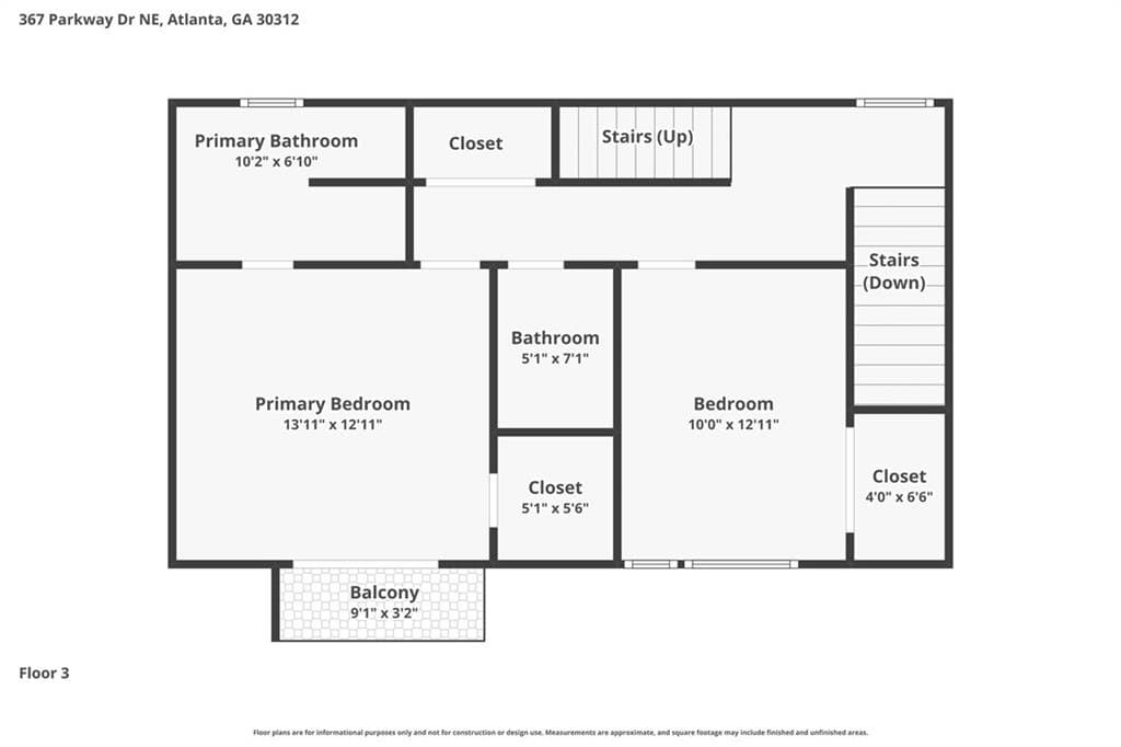 2 bedroom, 3 bathroom, 1,761 sq ft townhouse for rent at 367 Parkway Drive 8, Atlanta, GA 30312 for $3,250 a month — photo 4