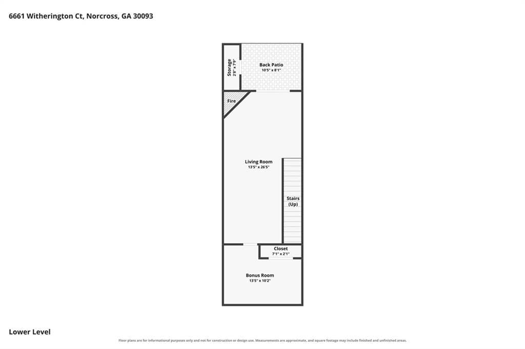 2 bedroom, 2 bathroom, 1,092 sq ft townhouse for rent at 6661 Witherington Court, Norcross, GA 30093 for $1,495 a month — photo 2