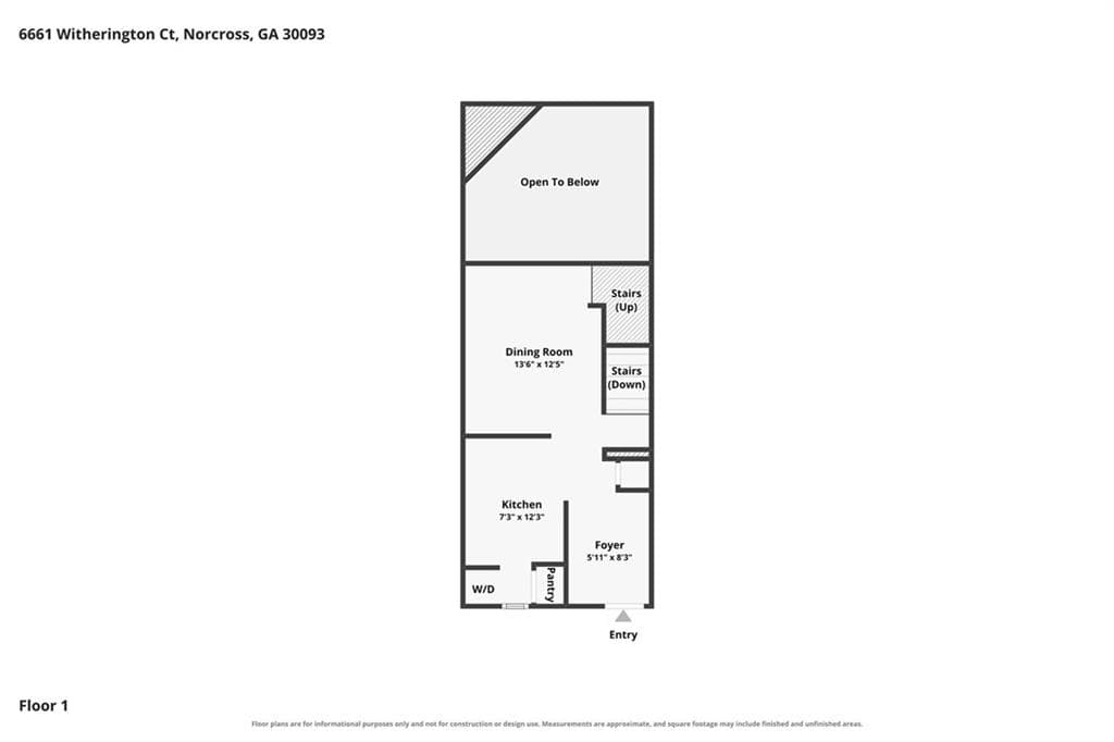2 bedroom, 2 bathroom, 1,092 sq ft townhouse for rent at 6661 Witherington Court, Norcross, GA 30093 for $1,495 a month — photo 4