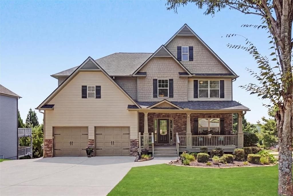 5 bedroom, 4 bathroom, 4,670 sq ft single family residence under contract at 4855 Ward Farm Lane, Powder Springs, GA 30127