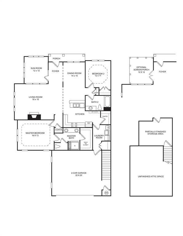 2 bedroom, 2 bathroom, 1,690 sq ft condominium for sale at 3705 Baguette Court 101, Cumming, GA 30028 — photo 4
